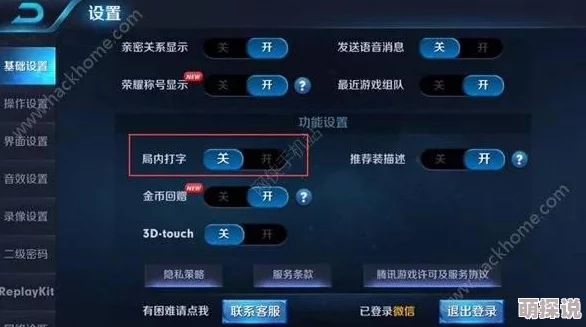王者荣耀游戏中打字交流，你通常按哪个键来快速沟通？