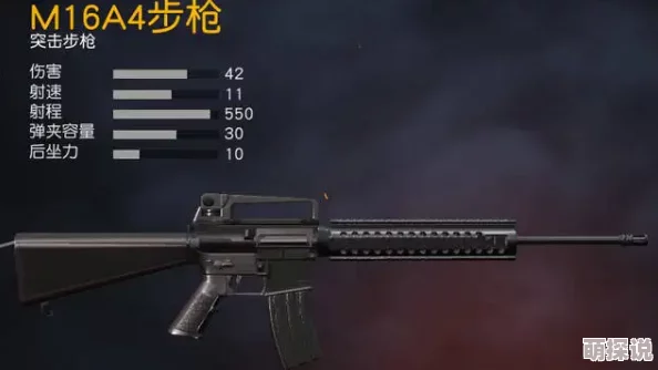 荒野行动武器详解：M16A4步枪三发点射，轻松制敌战术指南