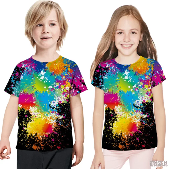 小孩乳液狂飙开襟WWW最近流行用彩色涂鸦装饰衣服变得更加时尚