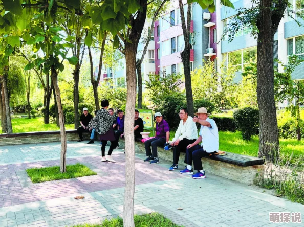 公憩止痒床笫之欢小区花园增设休闲长椅供居民纳凉聊天